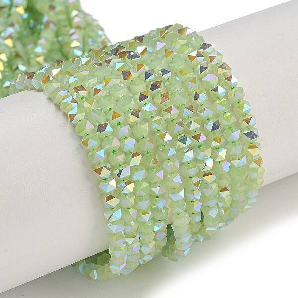 Electroplate Glass Beads Strands