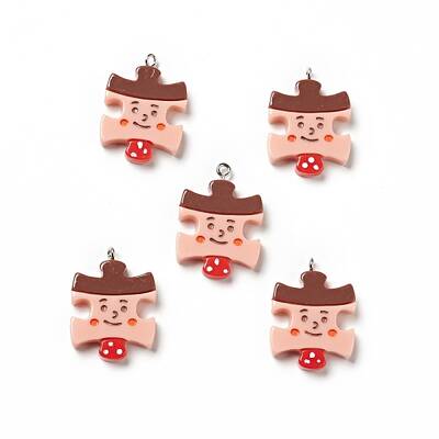 Opaque Resin Pendants
