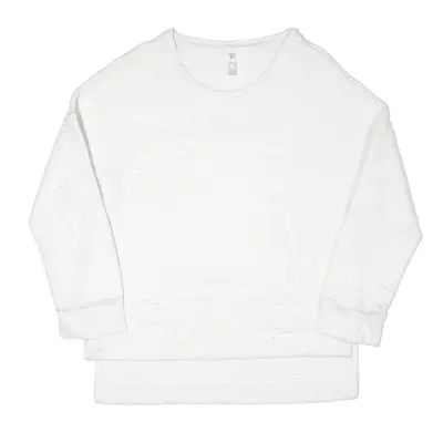 GAP Sweatshirt White Womens S
