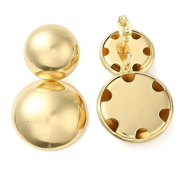 Brass Stud Earrings for Women