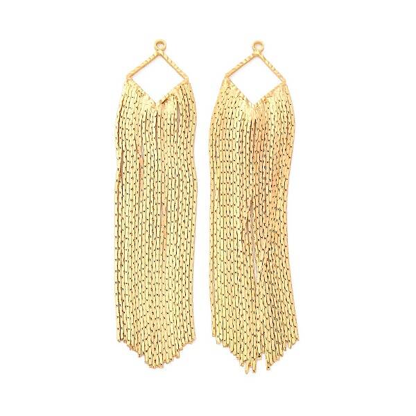 Brass Tassel Big Pendants