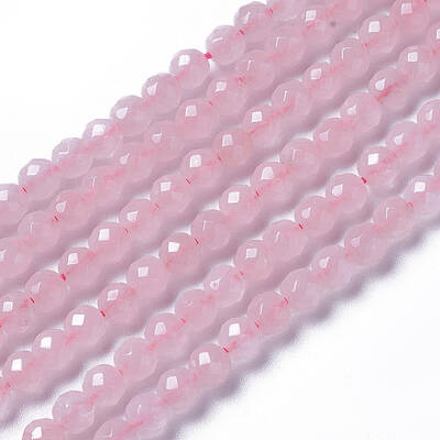 Natural Rose Quartz Beads Strands