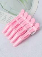 Simple Plain Plastic Non-slip Hair Clips, Sectioning Clips, 5 Counts Casual Daily Hair Styling Tool for Hairstyles with Braid...