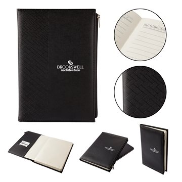 25 Customized Durham Junior Journal w/ Pocket - Leatherette & Card ...