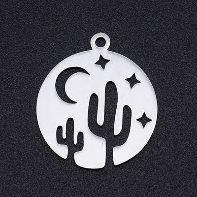 Non-Tarnish 201 Stainless Steel Laser Cut Pendants
