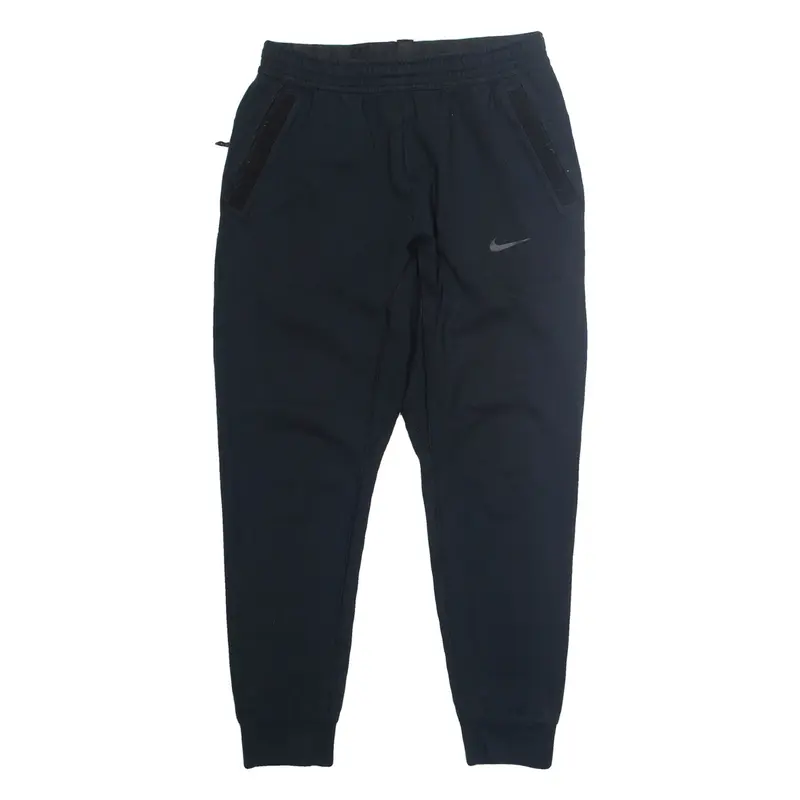 NIKE Mens Track Pants Black Tapered S W28 L28