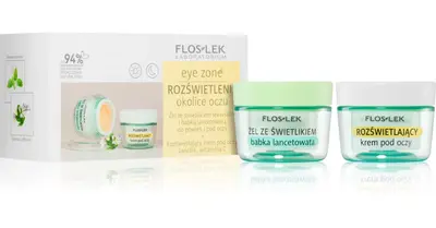 Floslek Laboratorium Gift Wrapping Zones For Una Bright & Smooth Skin Plantain & Eyebright Eye Contour Gel 10g + Illuminating...