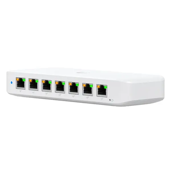 Ubiquiti USW-ULTRA-210W | Ultra 210W 8-Ports (7x GbE PoE+ & 1x GbE PoE++) Layer 2 Managed Ethernet Switch
