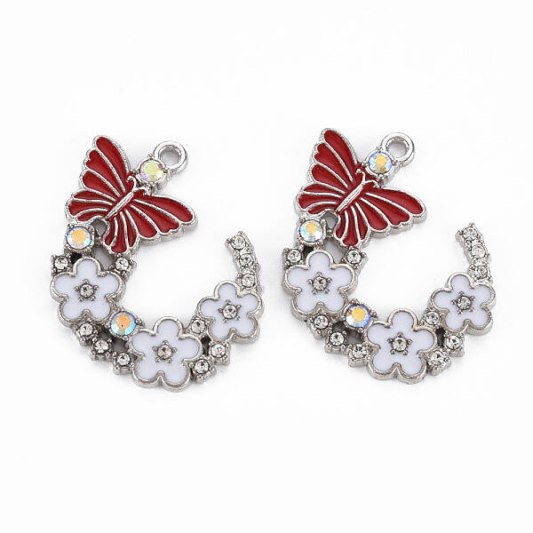 Alloy Rhinestone Pendants