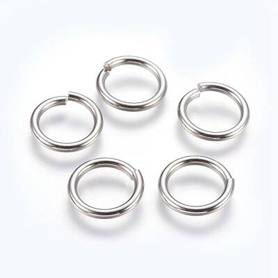 Tarnish Resistant 304 Stainless Steel Open Jump Rings
