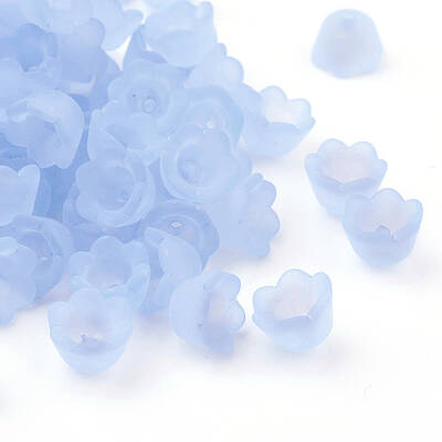Transparent Acrylic Beads Caps