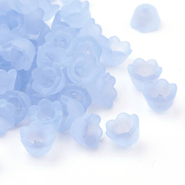 Transparent Acrylic Beads Caps