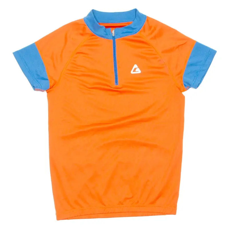 CROSSWAVE Cycling Boys Jersey Orange 1/4 Zip M