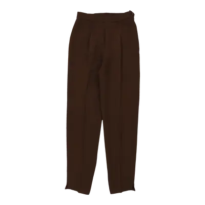Cheap & Chic Moschino Trousers - 28W UK 8 Brown Cotton | Size: UK 8