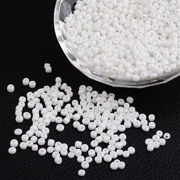 8/0 Opaque Colours Round Glass Seed Beads
