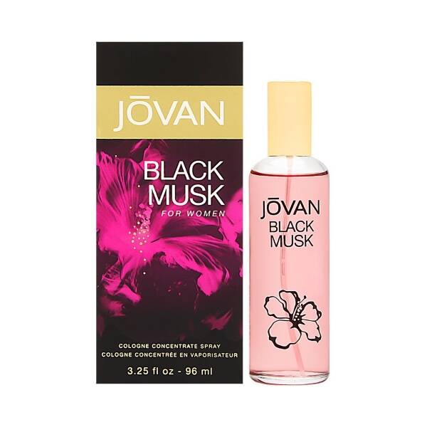 Jovan Black Musk Perfume for Women - Cologne Concentrate Spray 3.25 oz