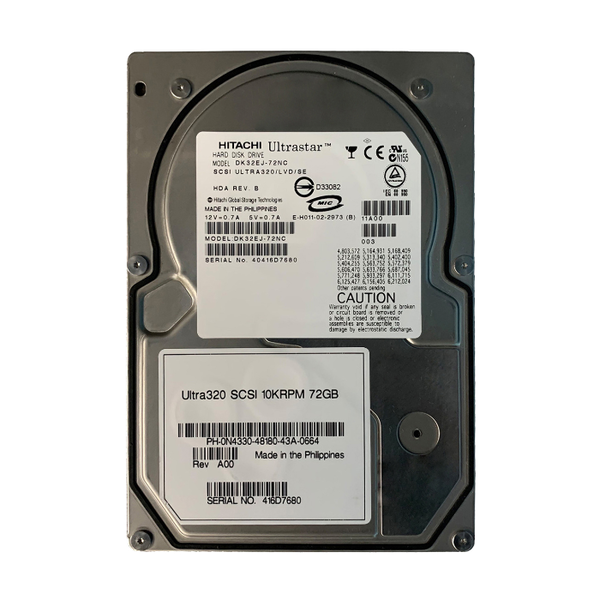 N4330 Dell 73GB Ultra-320 SCSI 10000 3.5-inch 8MB Hard Drive
