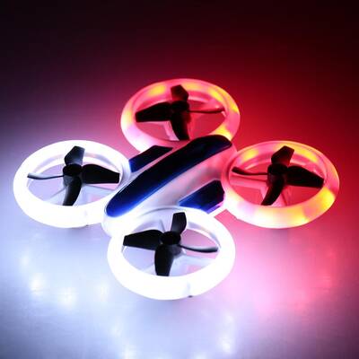 Altitude Hold Mini Drone Neon Glow Light Headless UFO Quadcopter