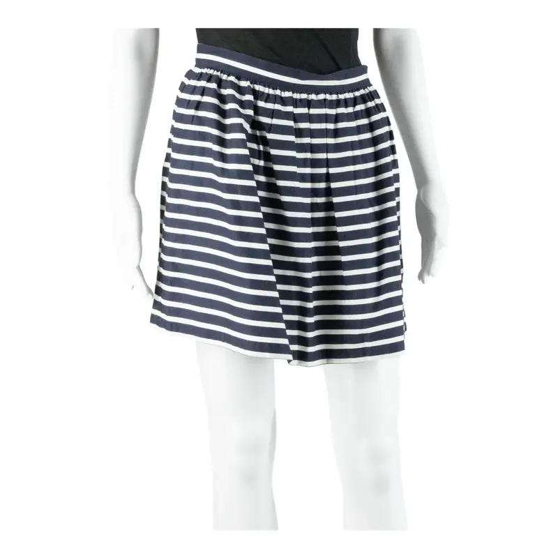 JACK WILLS Nautical Short Flare Skirt Blue Striped Womens UK 10