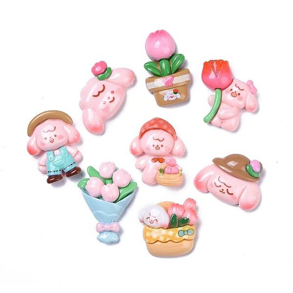 Opaque Cute Resin Decoden Cabochons