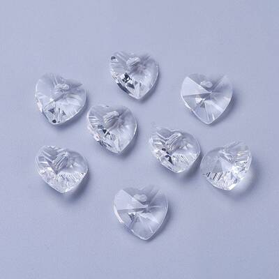 Romantic Valentines Ideas Glass Charms