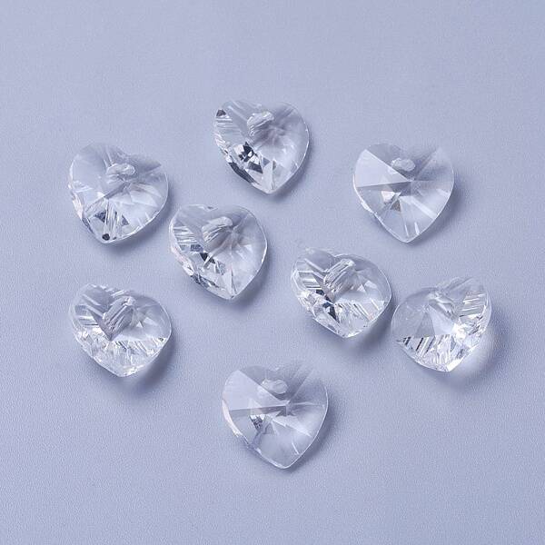 Romantic Valentines Ideas Glass Charms
