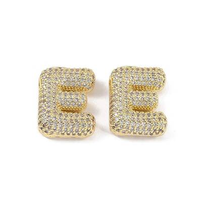 Brass Micro Pave Clear Cubic Zirconia Pendants