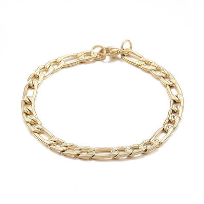 1Pc 304 Stainless Steel Bracelets