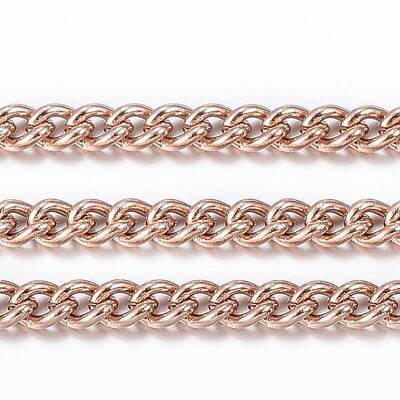 Ion Plating(IP) 304 Stainless Steel Curb Chains