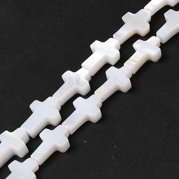 Natural Freshwater Shell Beads Strands
