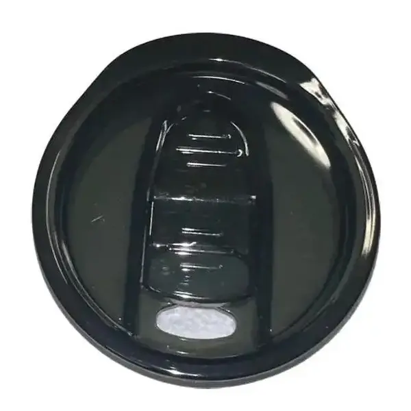 Black Sliding Locking Lid - 20oz oz 20 oz. 20oz. - Skinny Straight Sublimation Tumbler Color Lid - Amy's Tumbler Junkies - Yo...