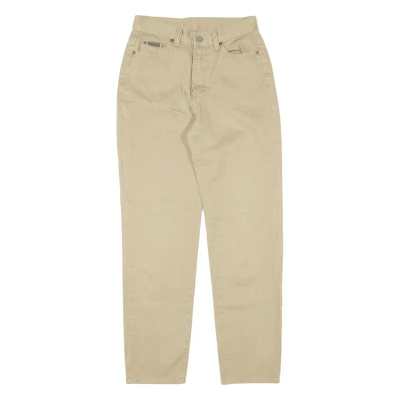 CALVIN KLEIN Jeans Beige Denim Regular Mom Womens W25 L28