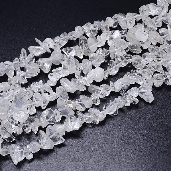 Natural Quartz Crystal Beads Strands