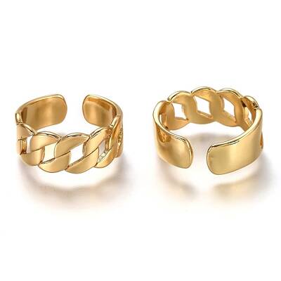 Brass Cuff Rings