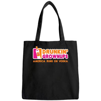 Vodka Gifts Funny Vodka Tote Bag Men Women Drunkin Grownups Tote Bag