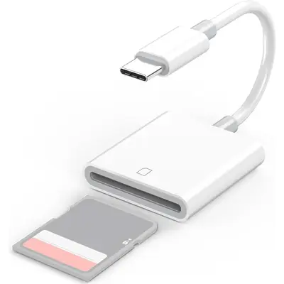 USB C SD Card Reader, SD Storage Card Reader, SD Card Adapter for Type C Devices, Android Phones, Computers, Laptops, MacBook...