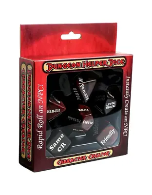 Dungeon Helper Dice: Character Creator