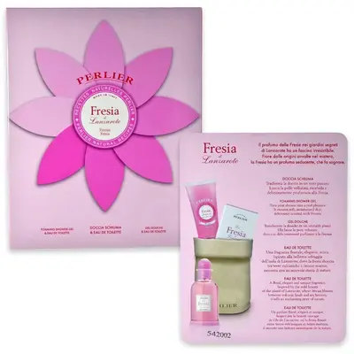 Perlier Cofanetto Edt 100 Ml + Doccia Crema 250 Ml Fresia