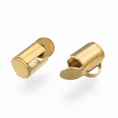 304 Stainless Steel Slide On End Clasp Tubes