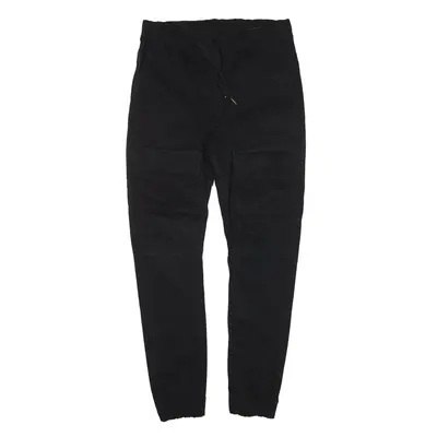 WT02 Double-knee Trousers Black Slim Skinny Womens W30 L27