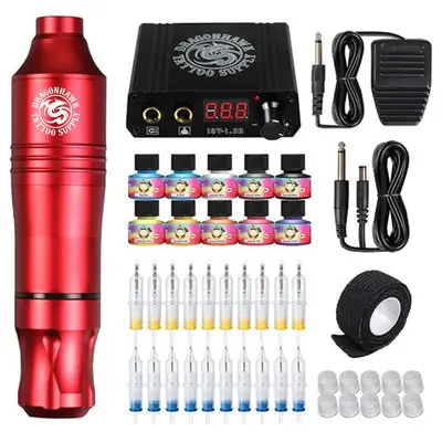 Dragonhawk Cartridge Rotary Tattoo Machine Atom Pen Kit Cartridge Needles 1013-7-2