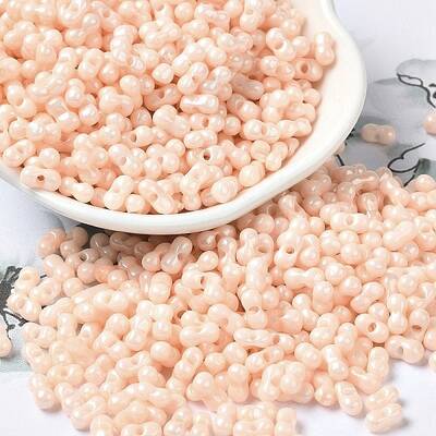 Opaque Colours Luster Glass Seed Beads