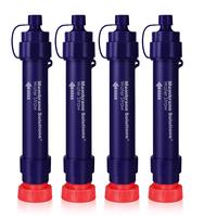 Membrane Solutions Water Filter Straw WS02 4-Stage Detachable 0.1-Micron Water Purifier for Hiking, Camping, Travel & Emergen...