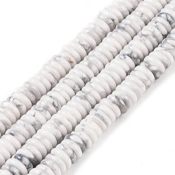 Natural Howlite Beads Strands