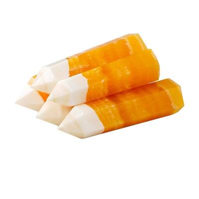 Point Tower Natural Calcite Home Display Decoration