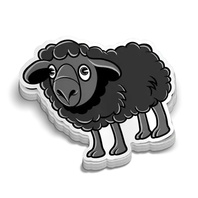 Black Sheep - Hard Hat Decal