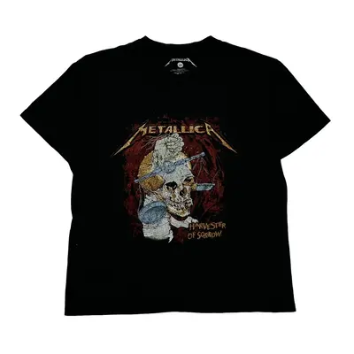 Harvester Of Sorrow Metallica Band T-Shirt - Large Black Cotton