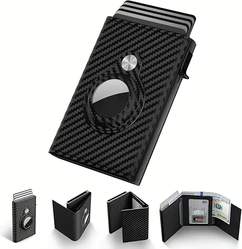 Valentines Day Gifts For Mens,Smart Wallet Edge Wallet Cartera Hombre Card Holder,Slim,Minimalist-9-14 Card Capacity，ID Win...