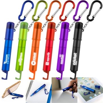 100 Custom Eclair 4-in-1 Multi-Function Pen - LED Light
