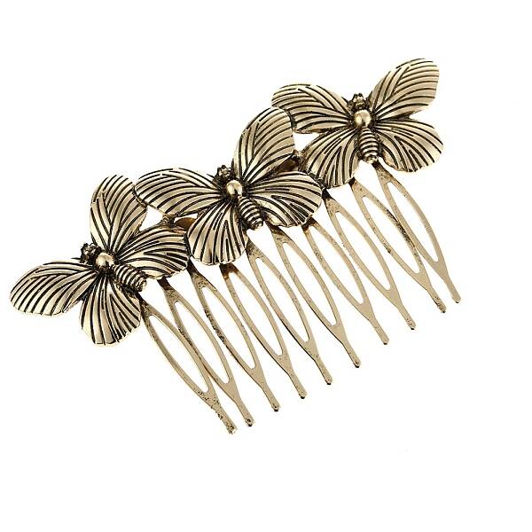 Butterfly Alloy Hair Combs